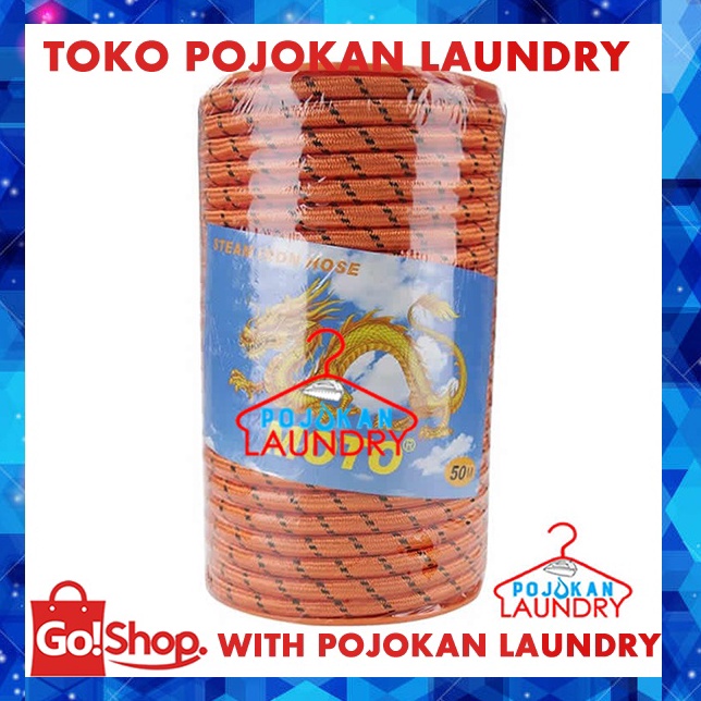 Selang Setrika Uap Boiler Merek Nagamoto  Selang Uap Nagamoto  Selang Orange Nagamoto meteranenceran