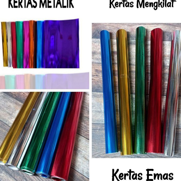 

MAKSIMAL Kertas sampul metalikkertas mas 1roll2lembar