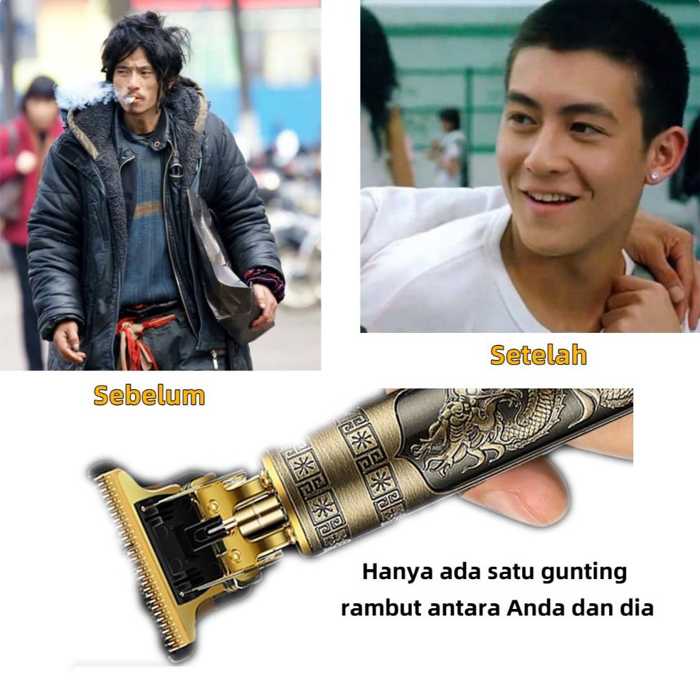 Terbagus Barang spotAlat Cukur Mini Portable Elektrik Pencukur Rambut Kumis Jenggot Jembut Pria Vint