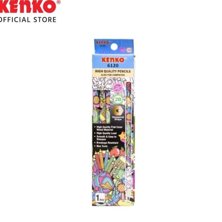 

Pensil Kenko 612 Doodle Pensil Serut 2B