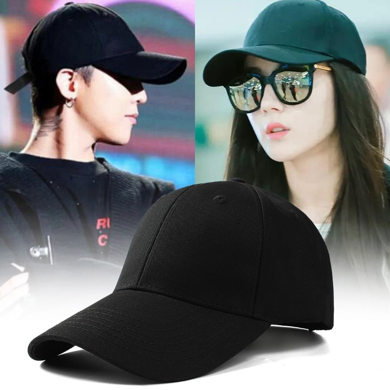 Topi HITAM POLOS Unisex Baseball Pria Wanita Remaja Dewasa Murah COD