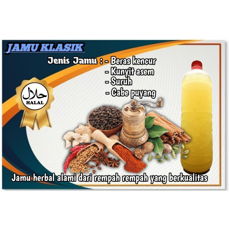 

Jamu beras kencur sehat dan menyegarkan berbagai jenis 1,5 Lt