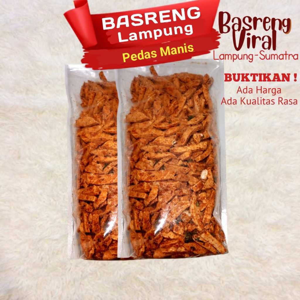 

BASRENG SULTAN LAMPUNG PEDAS MANIS 1KG / BASRENG SUMATRA BUMBU MELIMPAH