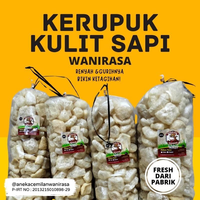 

Kerupuk Kulit Sapi Asli