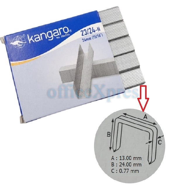 

Isi Stapler Staples Heavy Duty Stapler 23241224 Kangaro Refill Heavy Duty Stapler