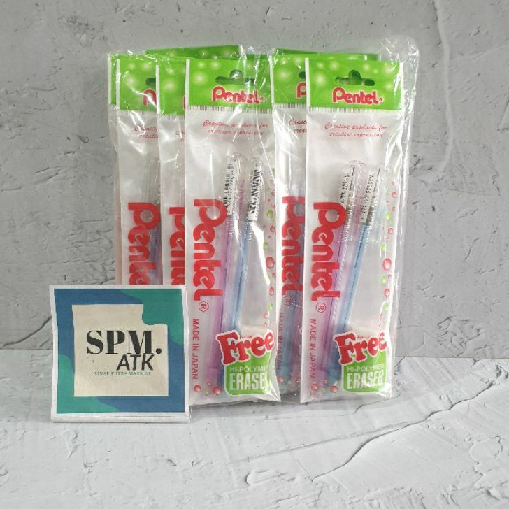 

1 Set Set 2 Pensil Mekanik 1 Penghapus Pentel A152