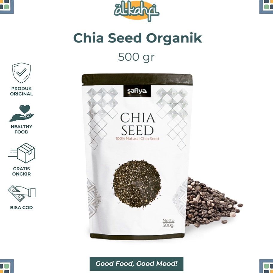 

LIMITED Chia Seed 5gr Organic Cia Seed Chiaseed Organik Premium