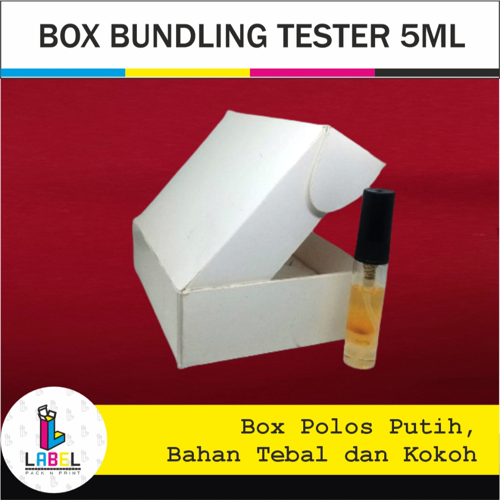 

Dus Kemasan / Box Bundling Botol Tester 5ml POLOS - untuk isi 3botol dan 2 botol