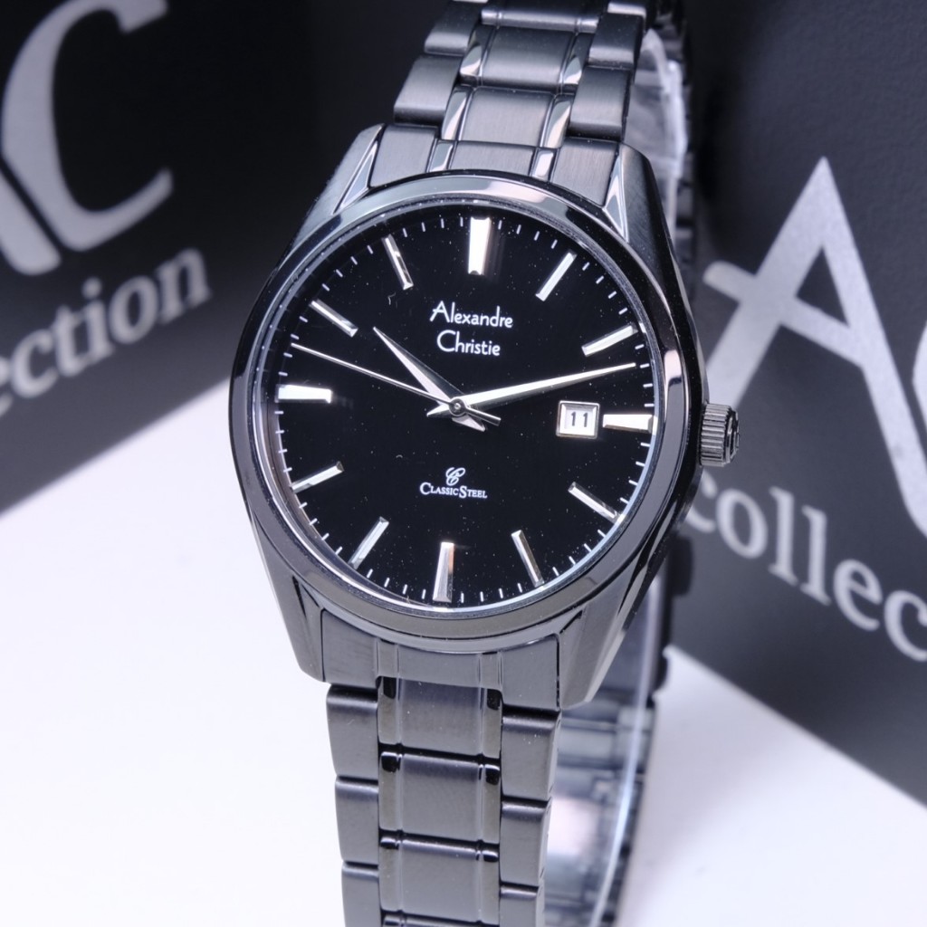 Alexandre Christie Wanita Terbaru 2024 Original AC 8681 Full Black