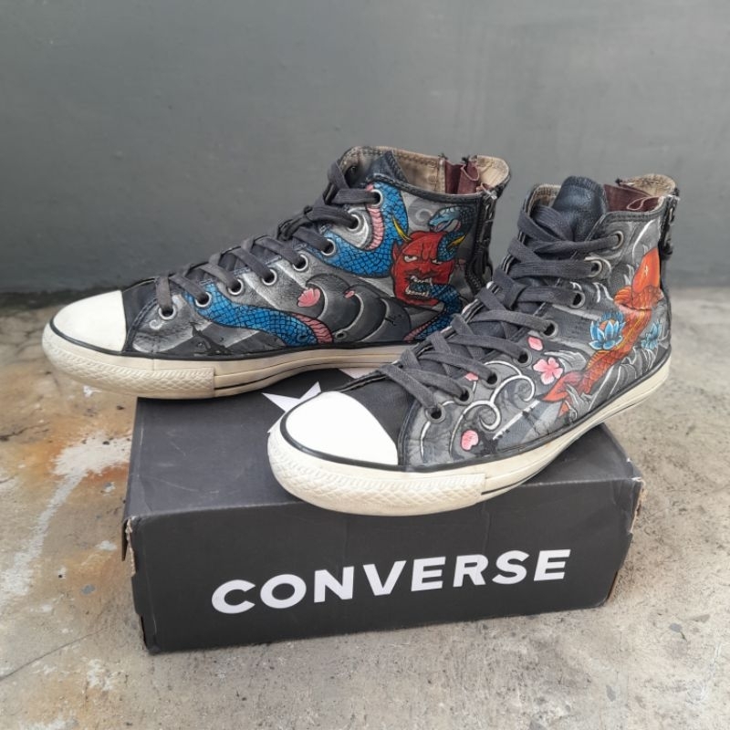 converse jhon varvatos jv double zipper custom