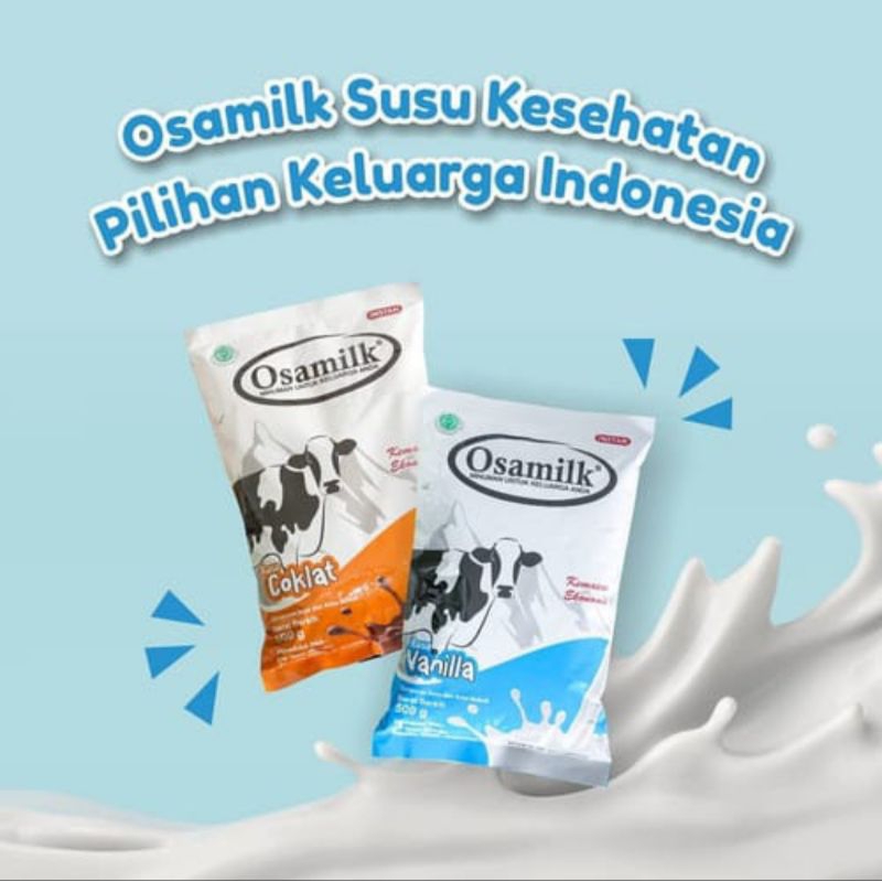 

(Terlaris) Susu Osamilk 500gr Rasa Coklat Vanila