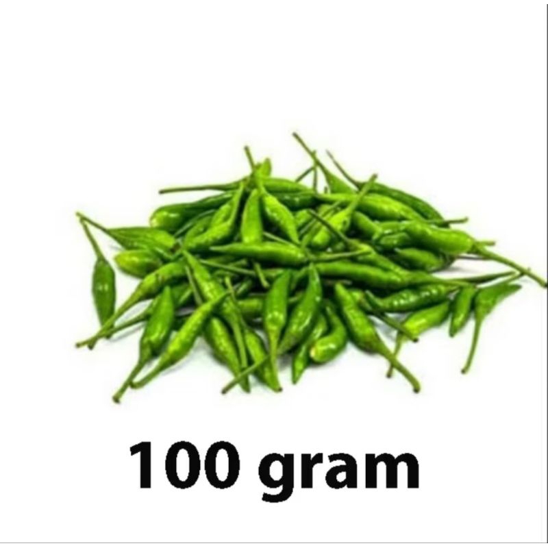 

CABAI RAWIT HIJAU 100 Gram