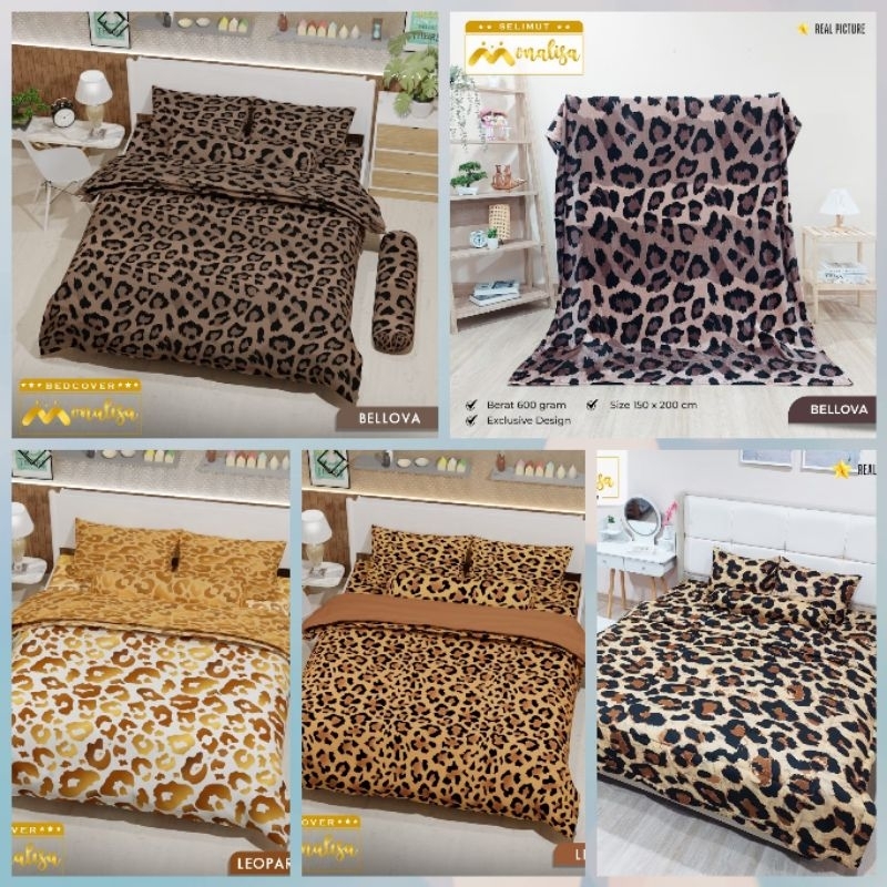 MONALISA - Selimut Bulu Bedcover Bedcaver Betcaver Sprei Sprai Sprey Sepray Seprai SET SAJA AJA King