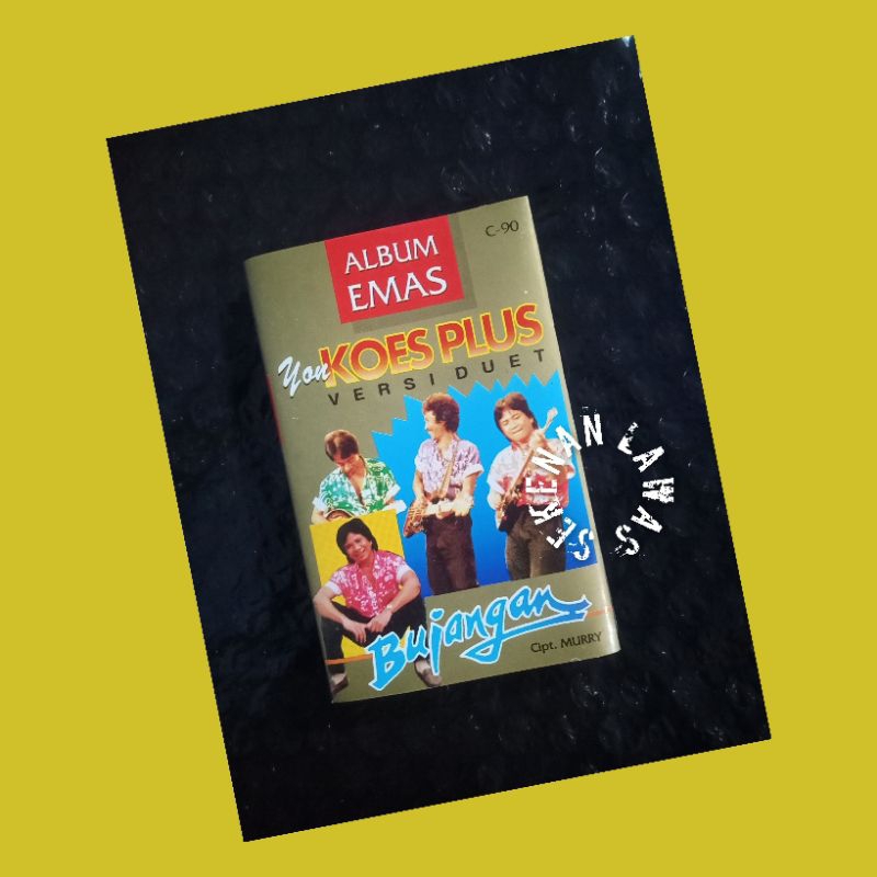Kaset Yon Koes Plus Versi Duet - Album Emas Bujangan (Cover Dalam Ada Coretan)