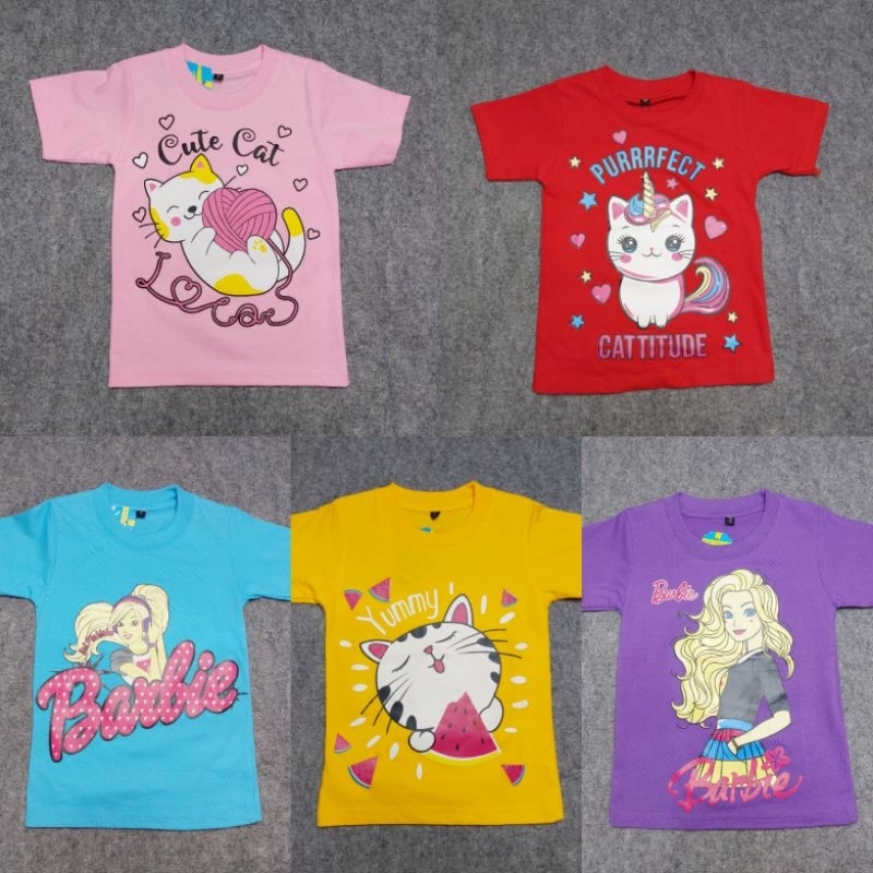 KAOS QWERTY ONE Size S M L XL Kaos Anak Perempuan Kaos Anak Cewek Kaos Distro