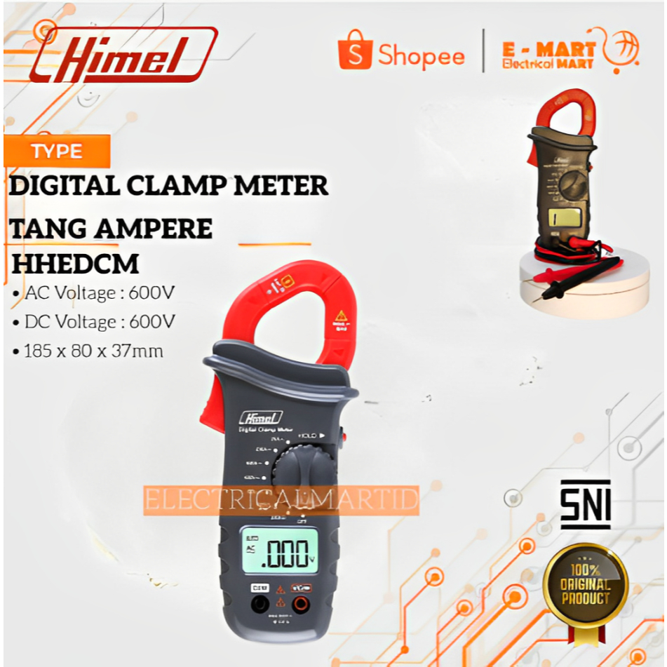 Himel Digital Clamp Meter Tang Ampere AC DC Volt HHEDCM