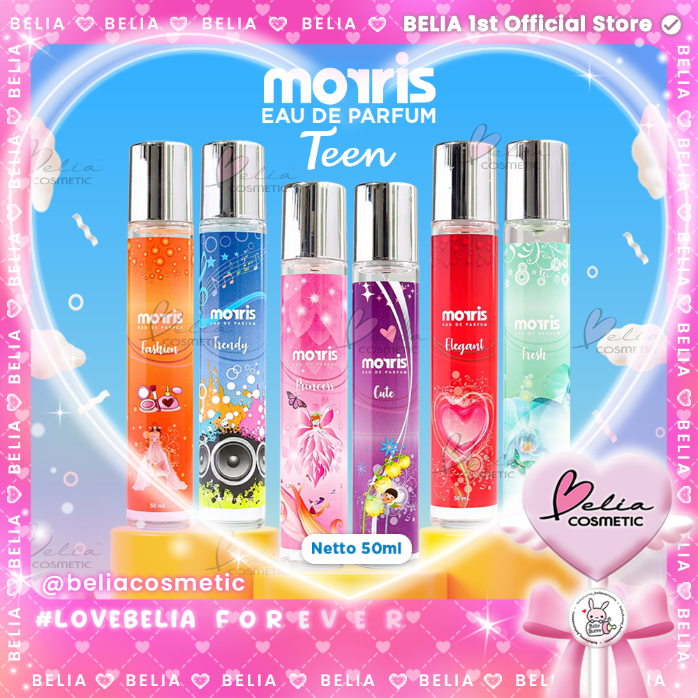 ❤ BELIA ❤ MORRIS Teen Eau De Parfum 50 ML | Cute | Princess | Trendy | Fresh | Fashion | Elegant