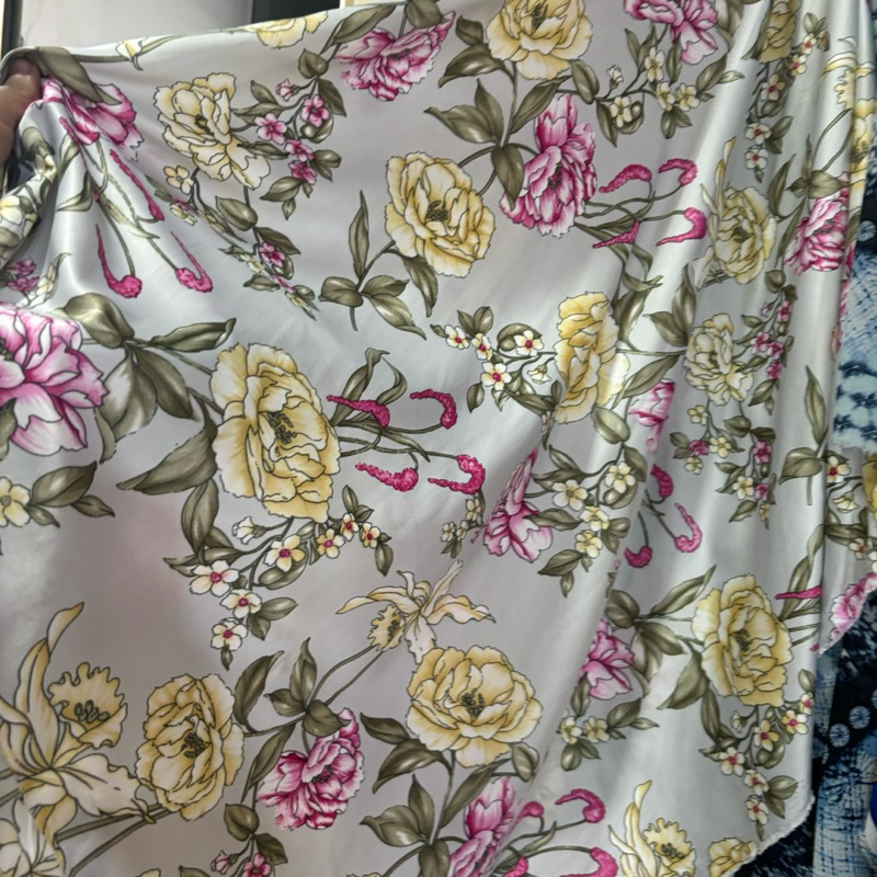 kain silk premium motif // kain satin / kain satin motif // kain motif premium // kain meteran // zk