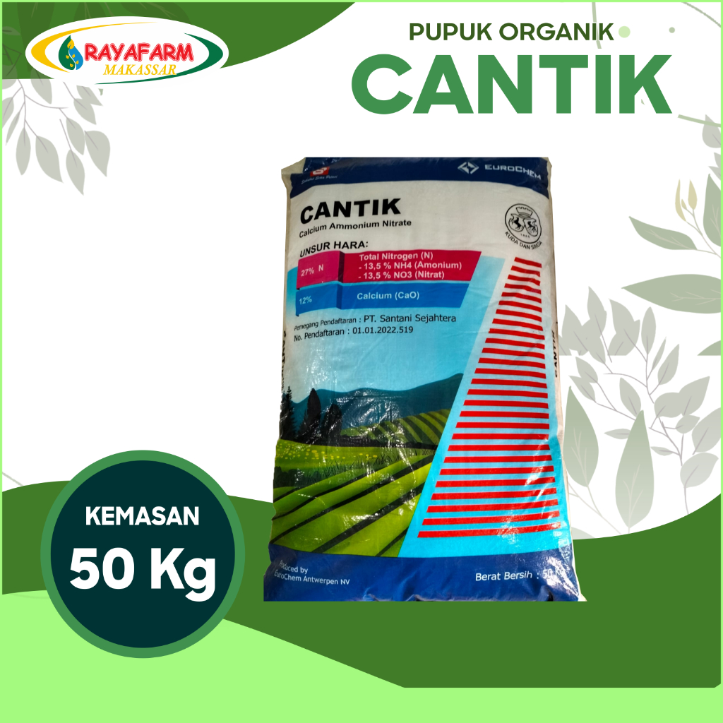 Pupuk Cantik Calcium Ammonium Nitrat 50kg