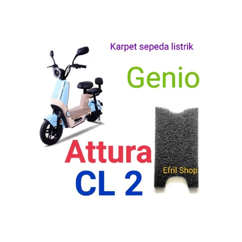 Karpet sepeda listrik Genio Attura CL2 Attura CL 2