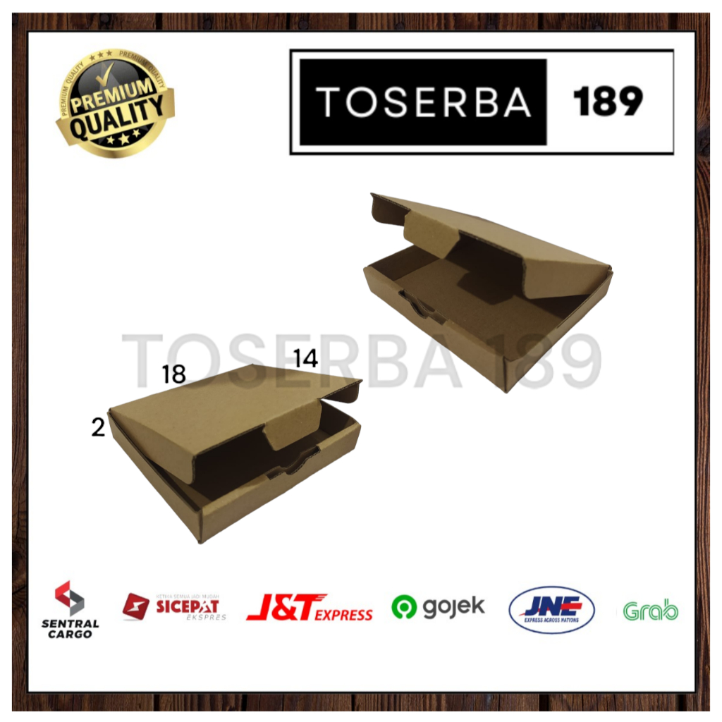 

kardus packing diecut/box pizza uk 18x14x2 cm