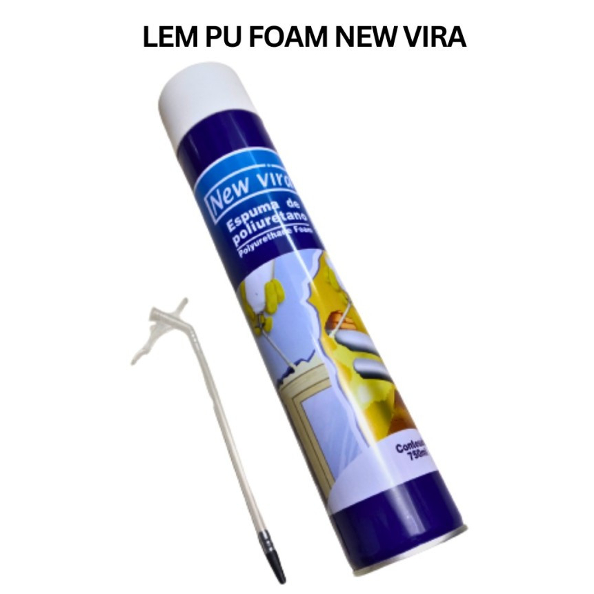 PU FOAM/BUSA POLIURETAN LEM/ BUSA POLIURETAN LEM SEALANT 750 ML /LEM BOTOL SERBAGUNA/VIRA POLYURETHA