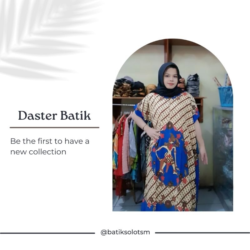 Daster Batik Lengan Pendek Jumbo