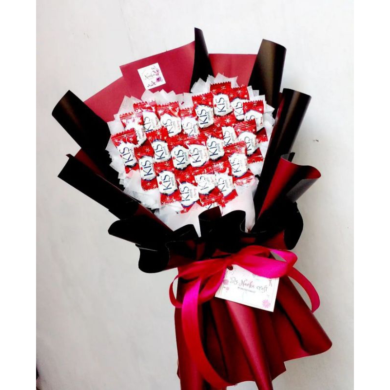 

Buket permen (buket premium ukuran SM) free kardus packing