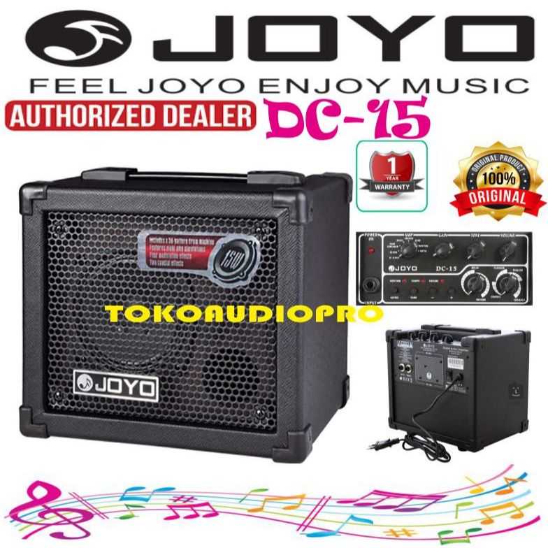 Ampli Joyo DC15 Ampli Gitar Elektrik With Drum Machine and Effect Joyo DC-15