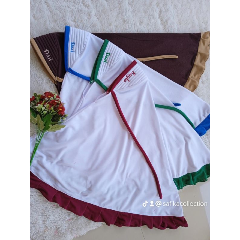 jilbab SD#Jilbab Mi#Tk#Paud#nama bordir