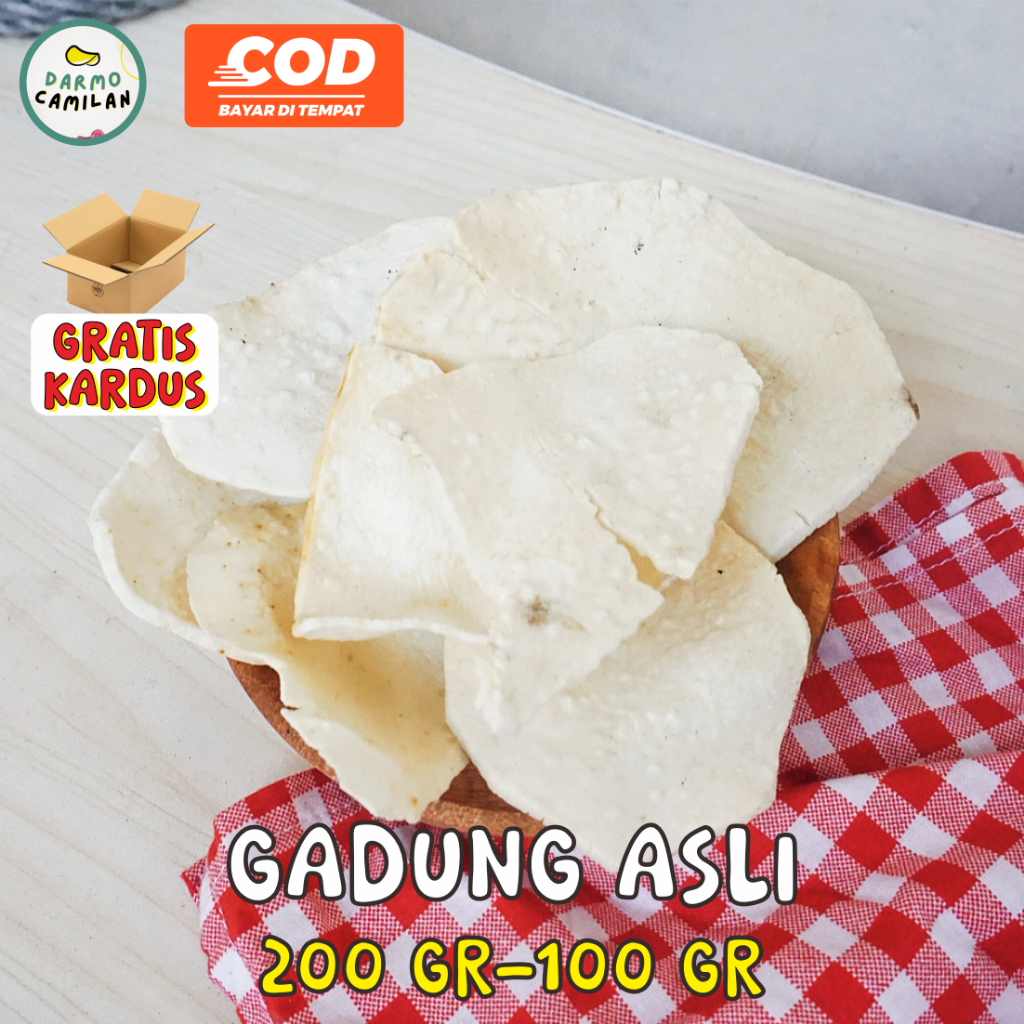 

Keripik Telo Gadung 200gr 100gr Kentang Putih - DARMO CAMILAN