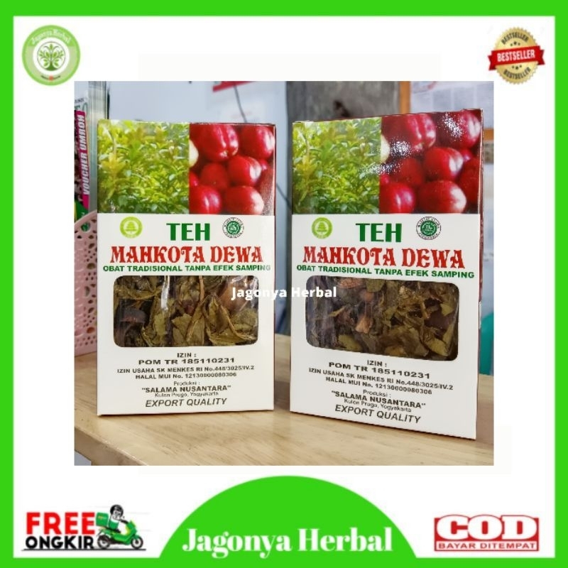 

TEH MAHKOTA DEWA SALAMAH NUSANTARA ASLI - TEH HERBAL ANTI KANKER ISI 130 GR