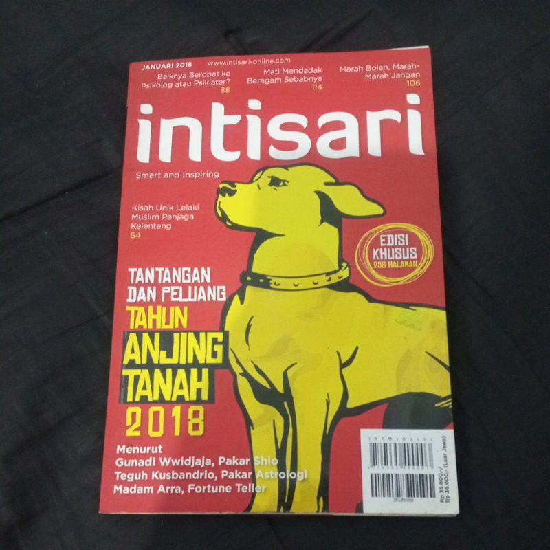 Majalah Intisari Bekas - Edisi Januari 2018