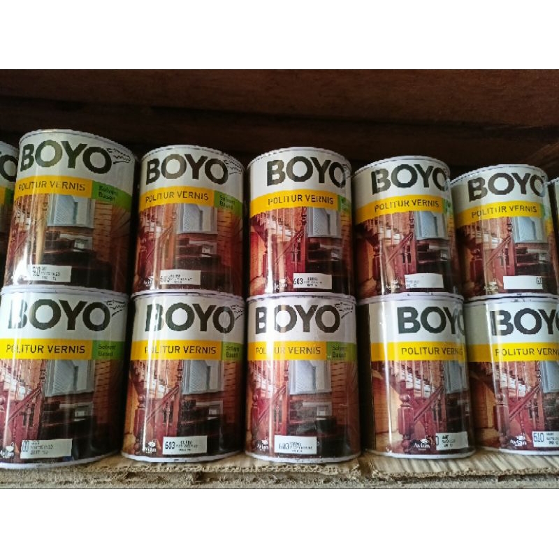CAT POLITUR KAYU BOYO | PLISTUR BOYO KAYU 1Ltr/1KG ORIGINAL