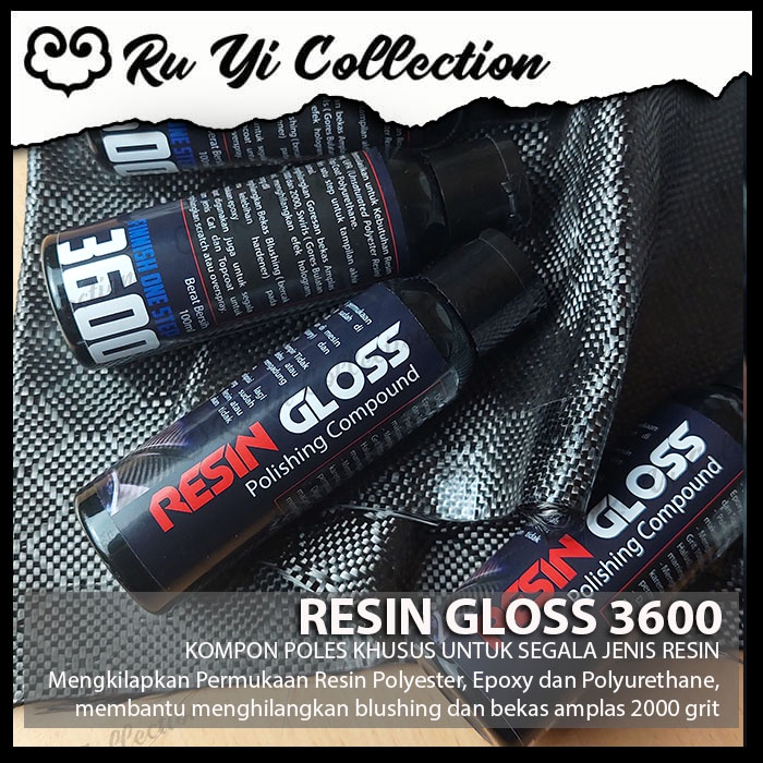RESIN GLOSS 100 ML / OBAT POLES KOMPON COMPOUND RESIN