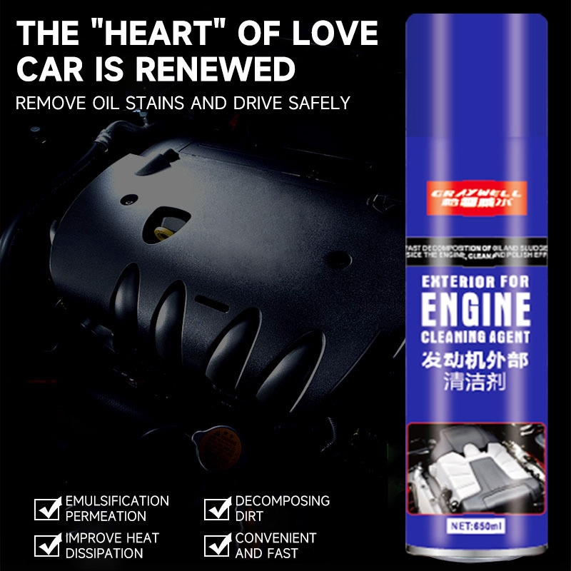 Pembersih Blok Mesin Cairan Pembersih Kerak Blok Mesin Super KERAS-Penghilang Kerak Kotoran Motor