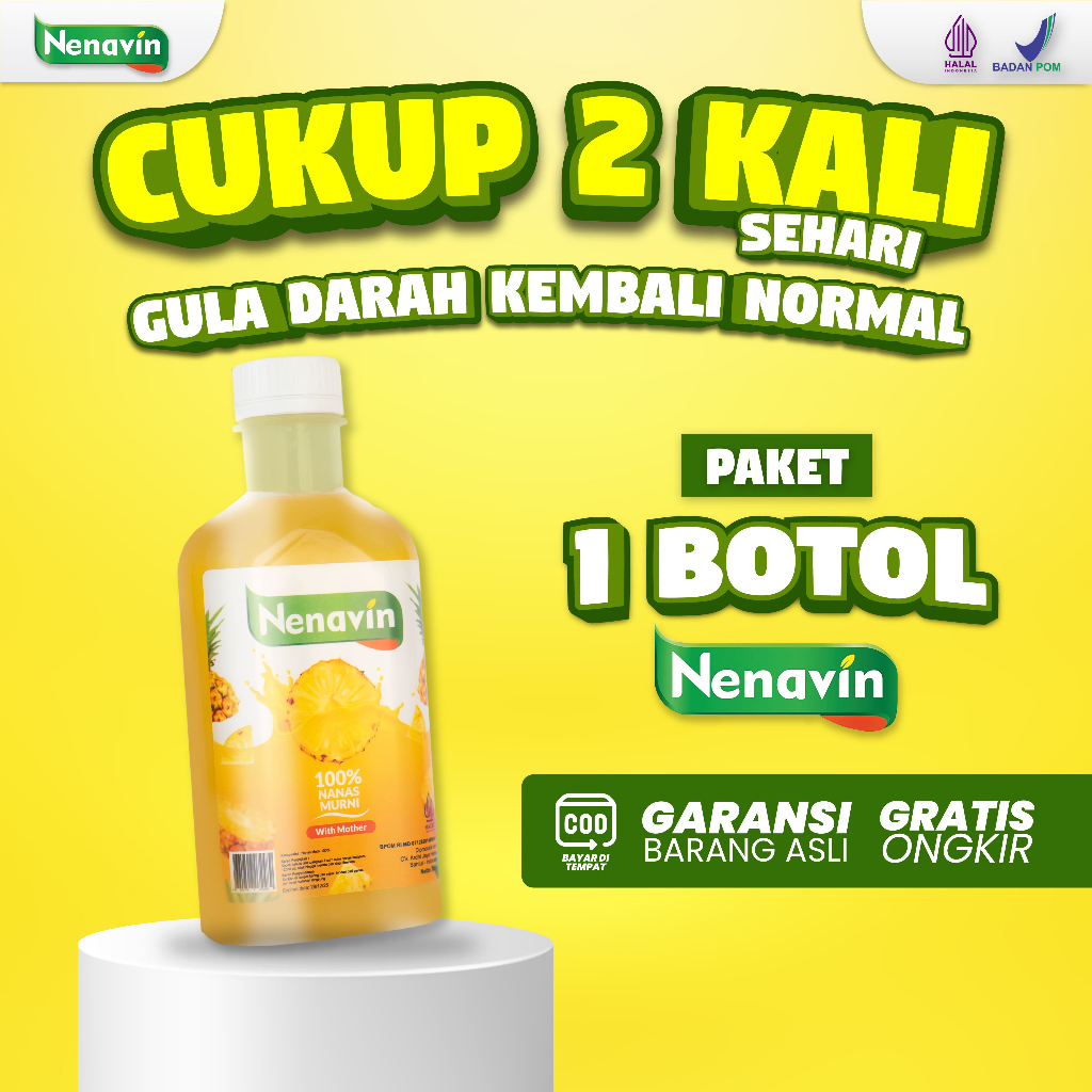 

Nenavin Cuka Nanas Original - Bantu Atasi Diabetes Dan Kontrol Gula Darah Secara Alami