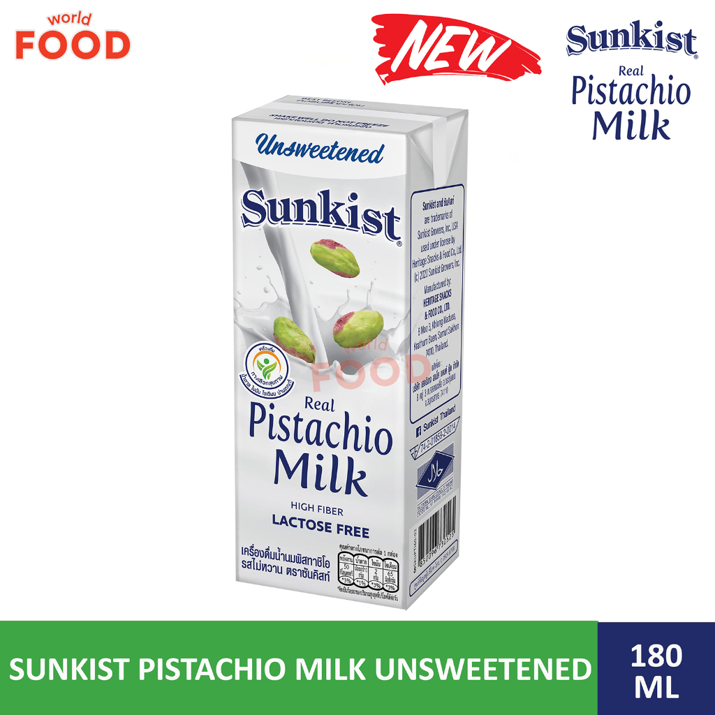 

SUNKIST PISTACHIO MILK UNSWEETENED 180ML