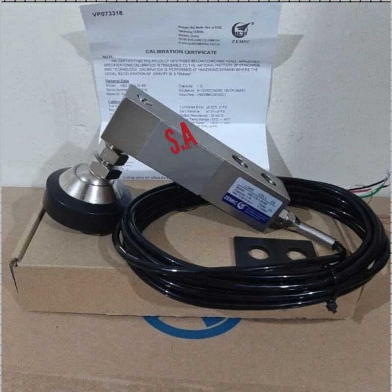 load Cell Zemic H8C-C3 cap.500kg/load Cell shear beam 500kg (S.A)