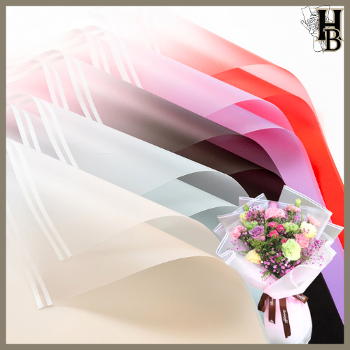 

Kertas buket cellophane gradient Flower Wrapping Paper Florist Gradien Color List Cellophane 6044