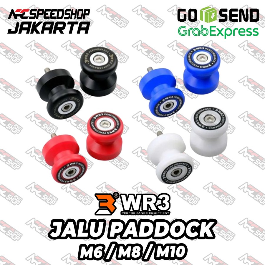 Jalu Paddock WR3 M6 M8 M10 Black Red Blue White ZX25R ZX4R ZX10 Z250 Z800 Z900 Z1000 Sugomi CBR 150R