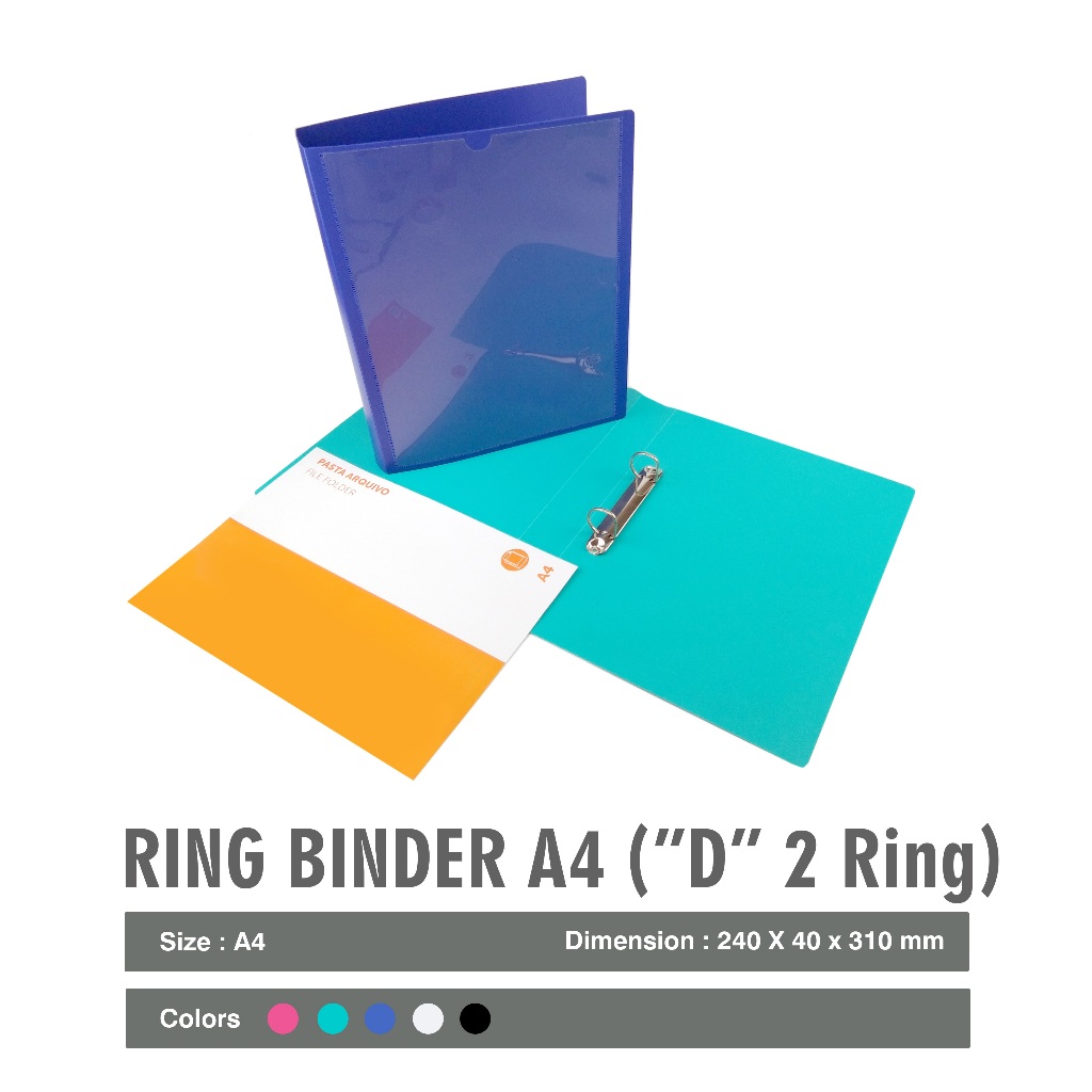 Daiichi - Ring Binder Plastik Daiichi DOS A4