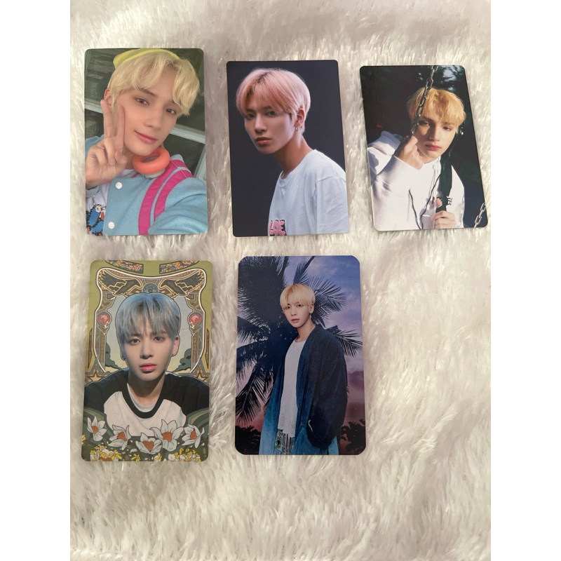 official pc photocard hueningkai taehyun txt blue hour suncheon moa fankit weverse the star seekers 
