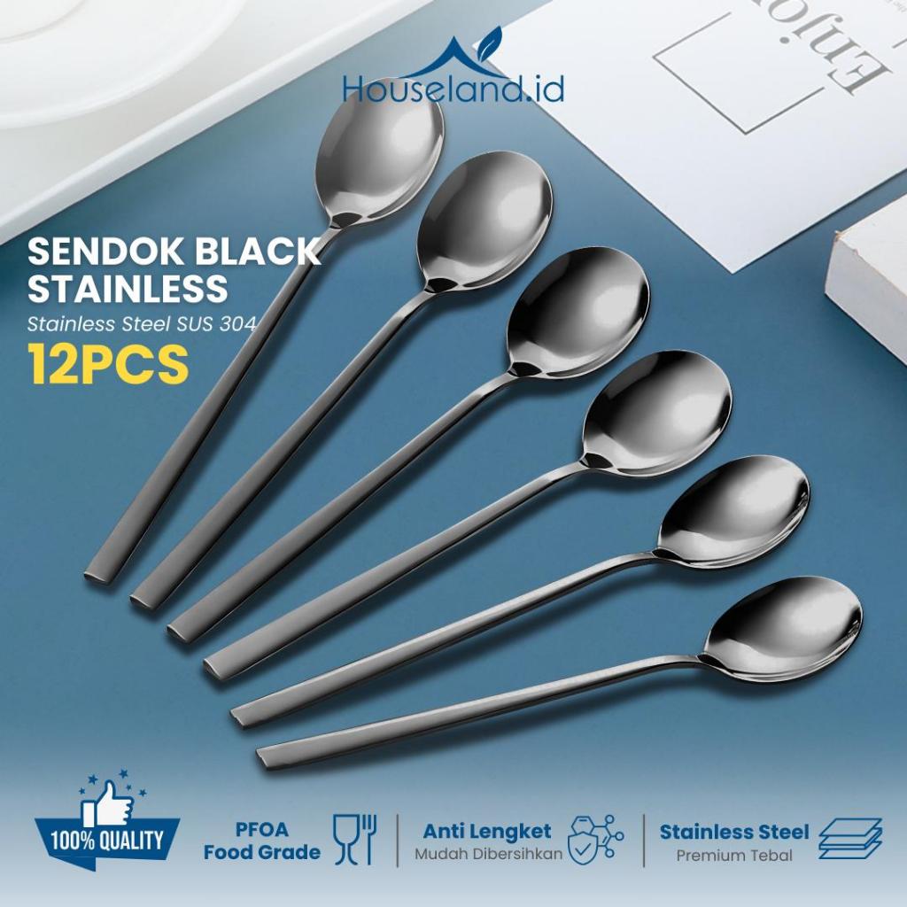 Houseland 1 Lusin Sendok Korea Black