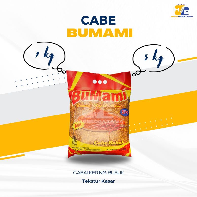 

Cabe Bubuk Bumami 1 kg (Bks)