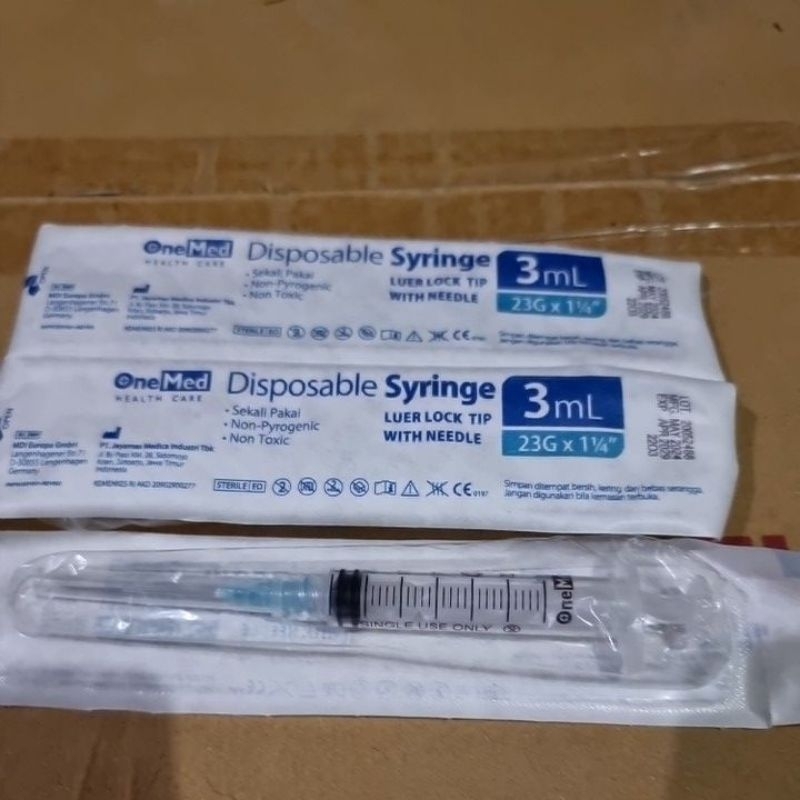 Spuit 3cc 3 ml Onemed ECER