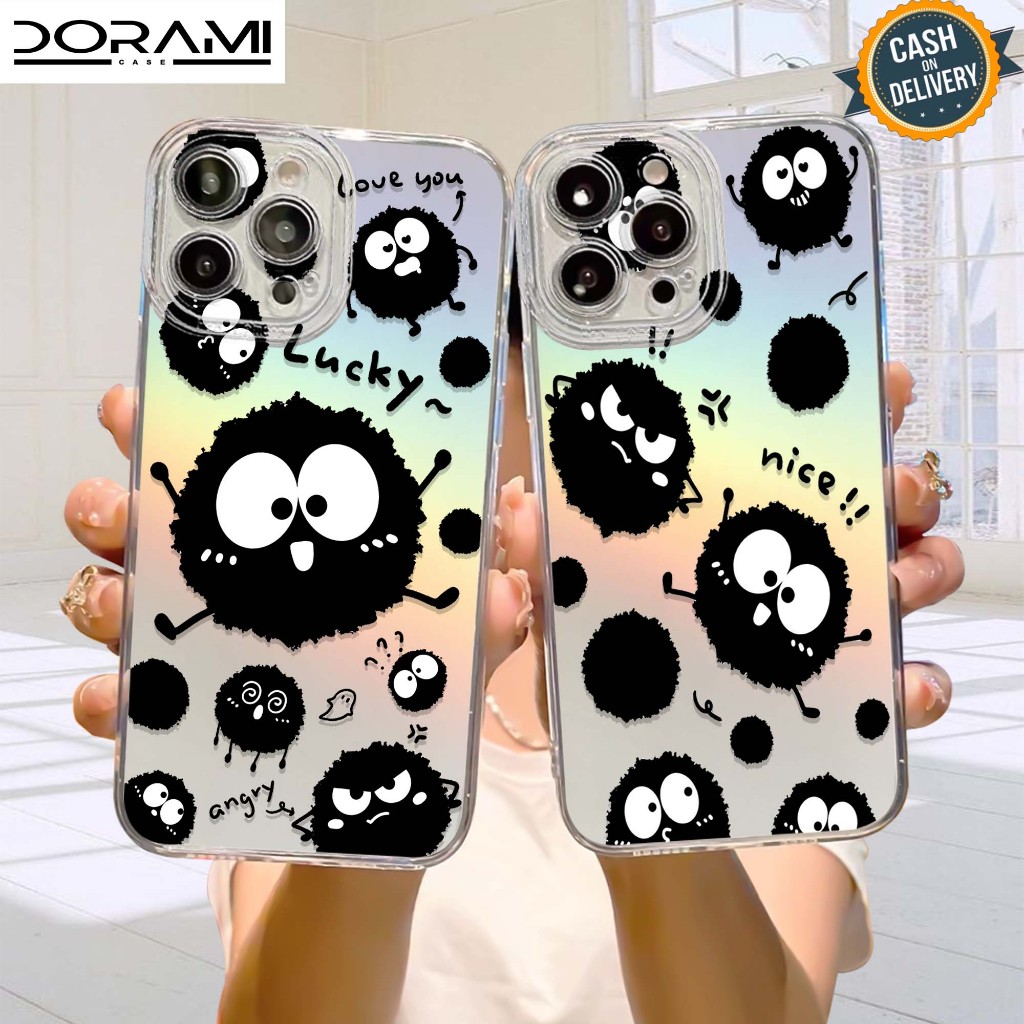Case Hologram OPPO A5S A11K A12 A7 A15 A15S A57 A77S A58 4G Motif ( ANGRY ) Softcase Hologram Bening
