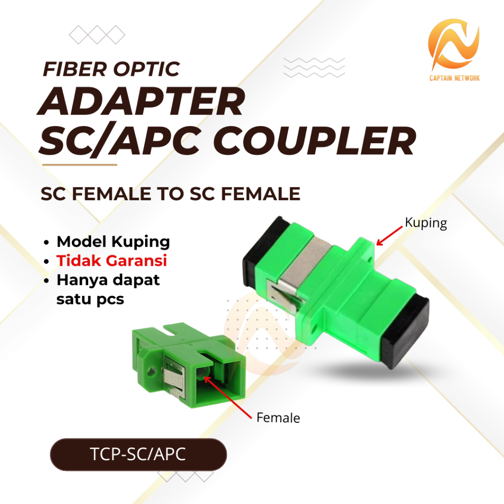SC/APC Female to SC/APC Female Adapter | SC/APC F-SC/APC F FO Coupler