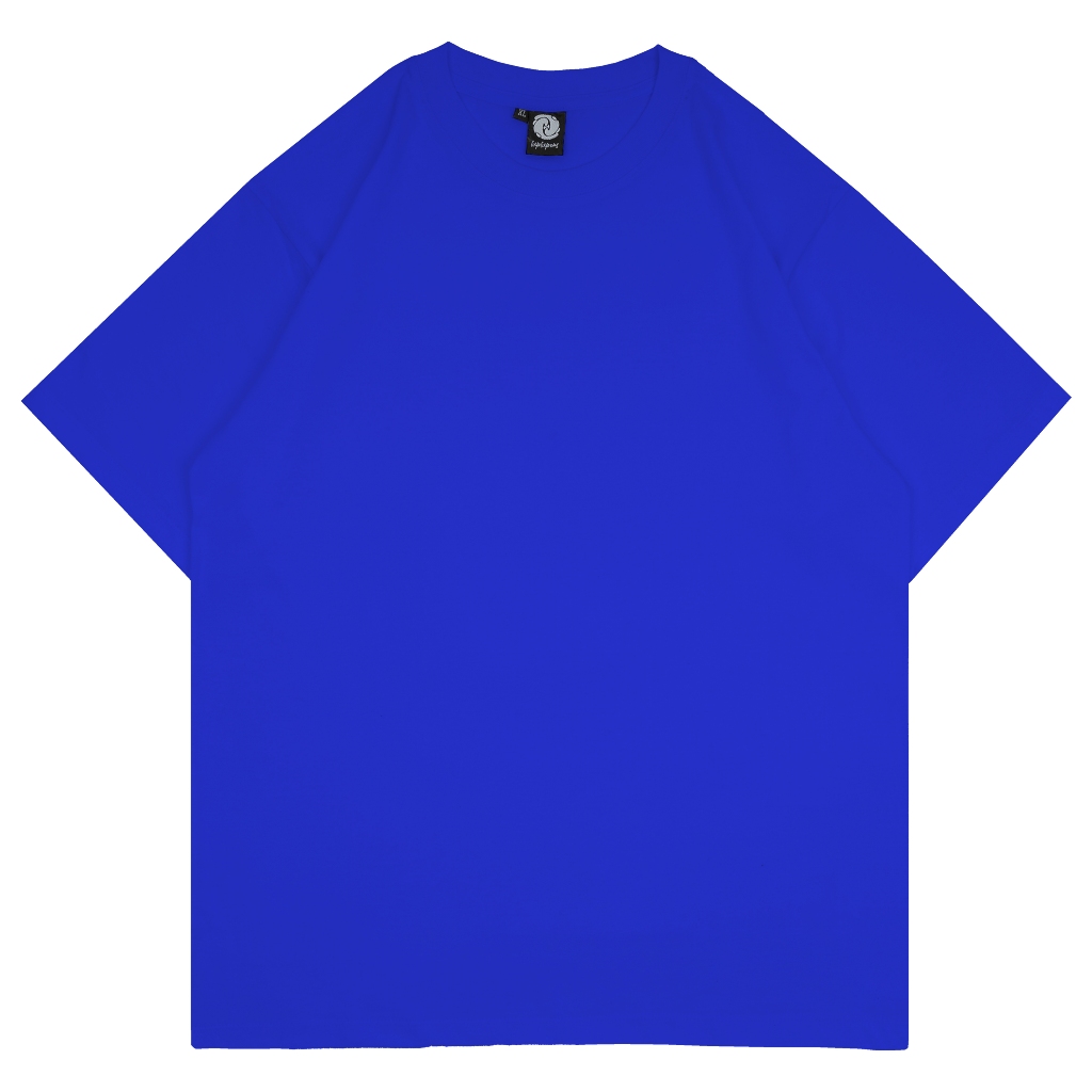 Kaos Polos Pria Cotton Combed 24s Biru Benhur