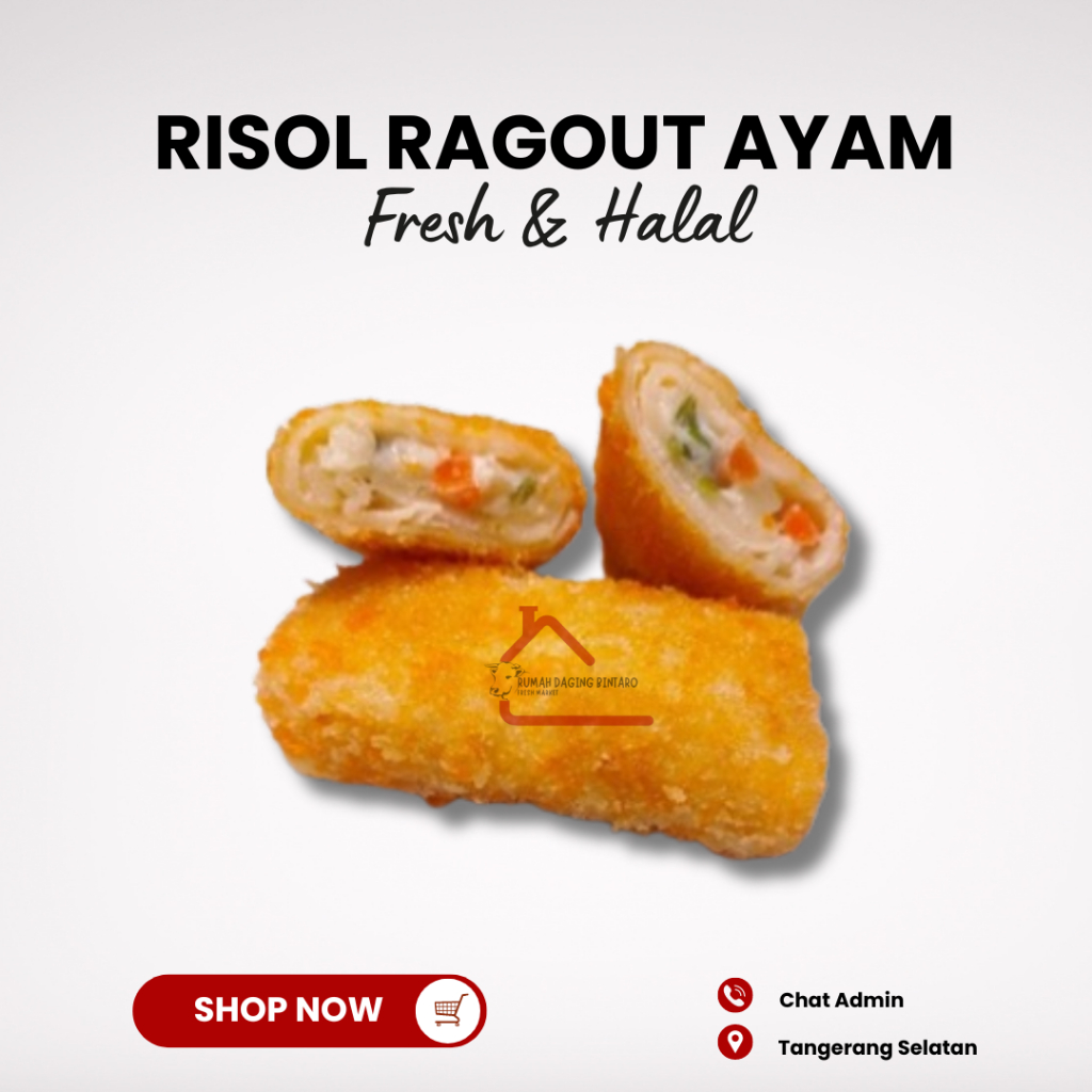 

Risol Ragout Ayam Halal isi 5 pcs Tangerang Selatan